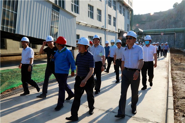 永利yl65335集团复工复产促增添项目观摩聚会与会职员走进环保保隆生态三秦在延在铜项目