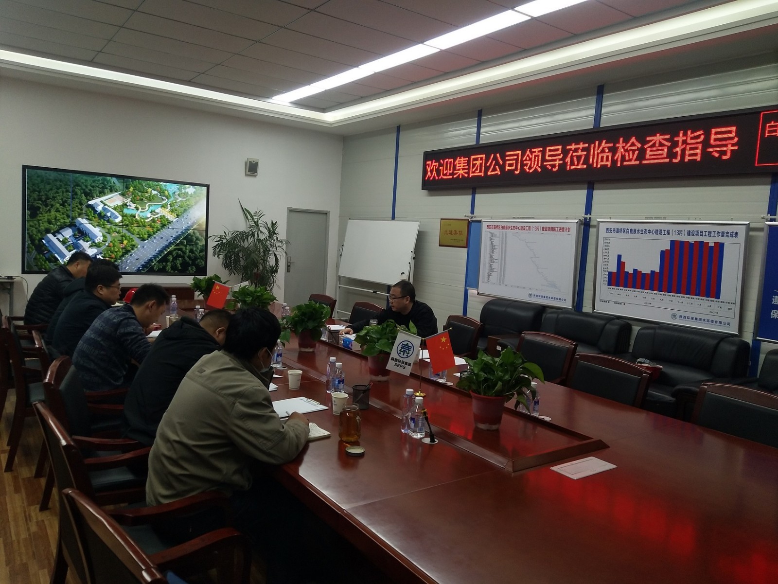 永利yl65335集团检查三秦环保股份公司水情形公司清静生产事情