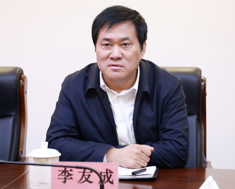 熊良虎顾峰拜会渭河生态集团党委书记董事长李友成、总司理杨大庆