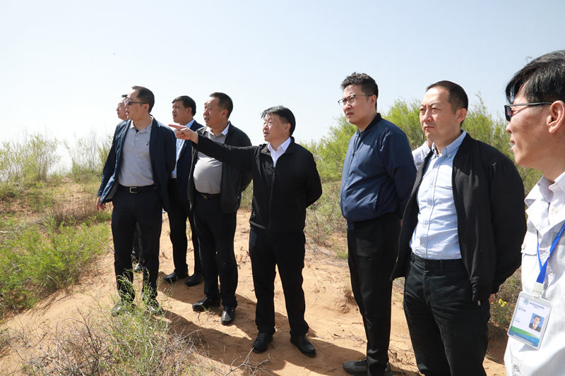 熊良虎拜会榆林市委副书记张胜利、、市人大常委会副主任孙守洋