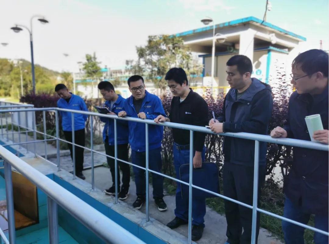 水情形公司对下属污水处理厂开展重点事情检查