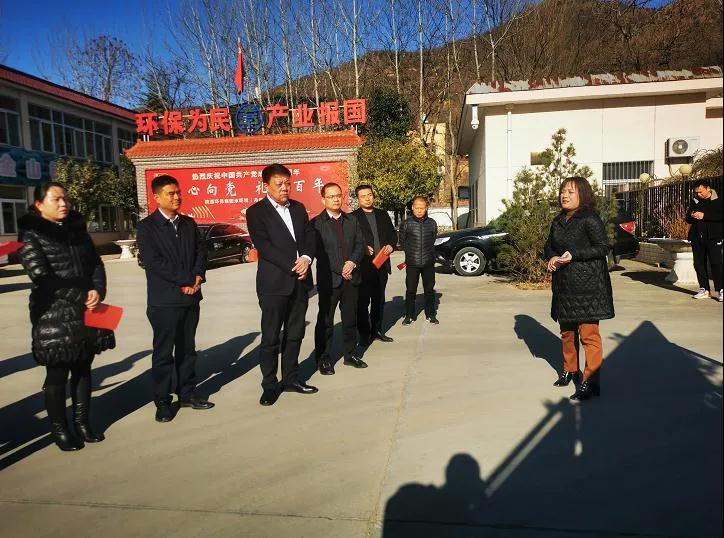 商洛市委督查组组长、、督核办主任王相阳到水情形公司丹凤县污水处理厂督查事情