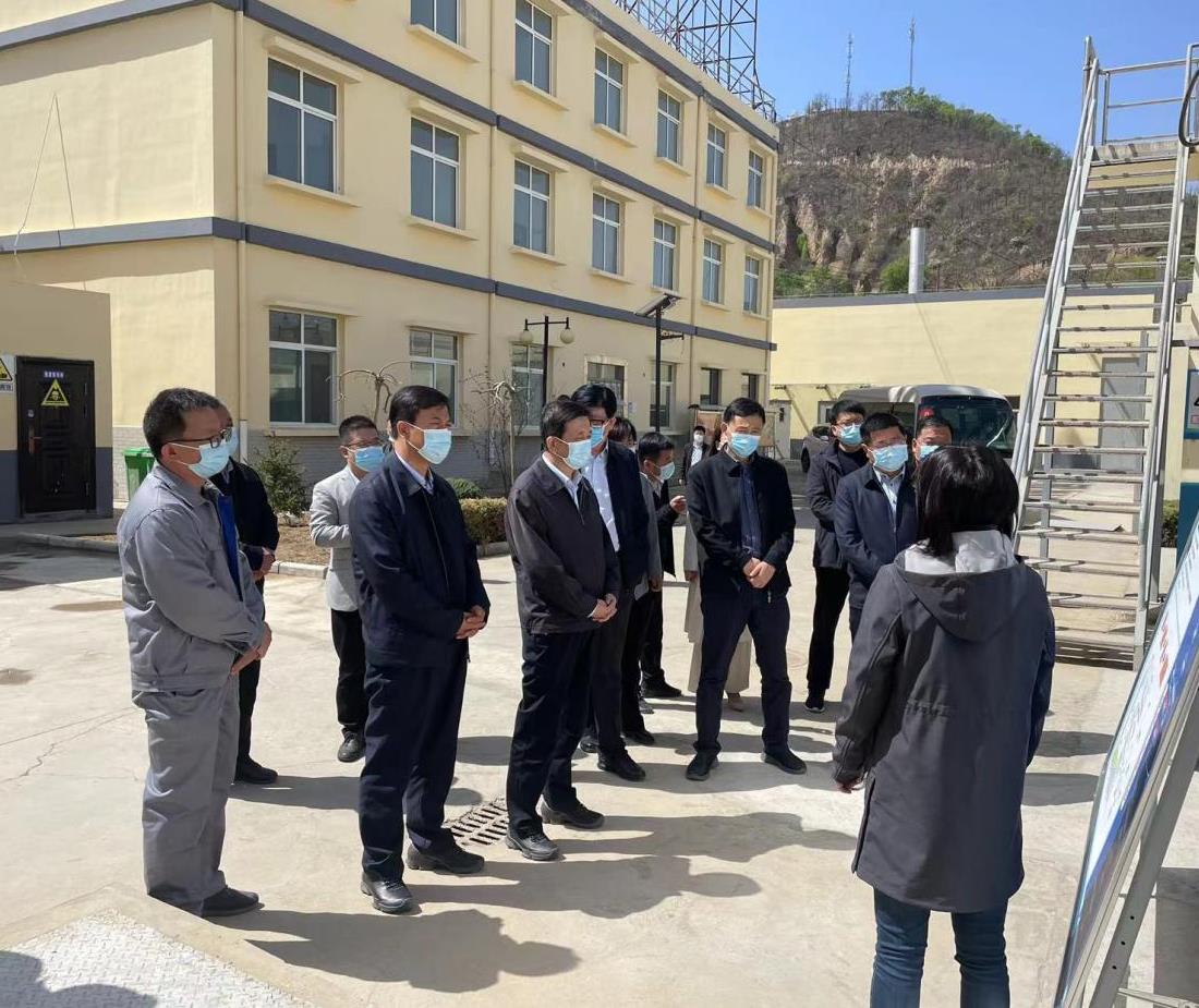 延安市委常委、、、市政府党组成员张强到水情形公司子长污水处理厂调研