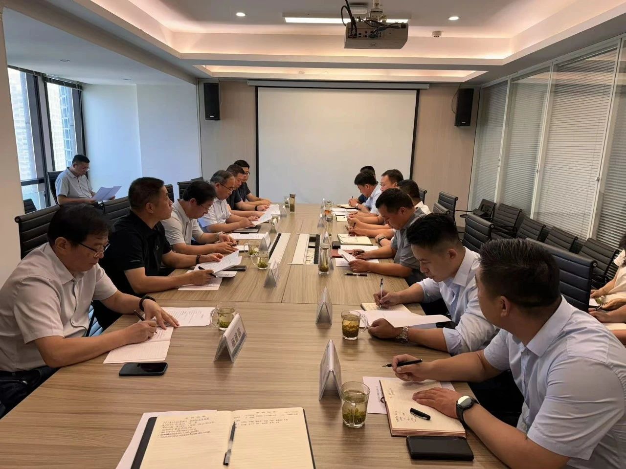 永利yl65335集团与光大绿色环保座谈交流