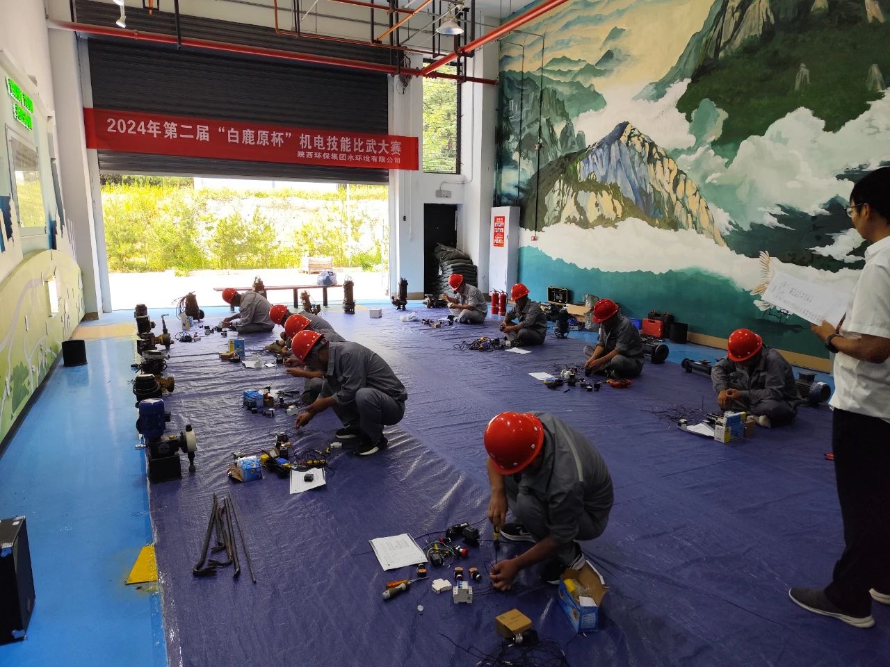 水情形公司：：：以赛促学提手艺