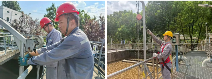 致敬高温下的坚守｜水情形公司：：：以汗水诠释敬业 用专业守护运行